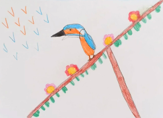 Dessin d'un oiseau